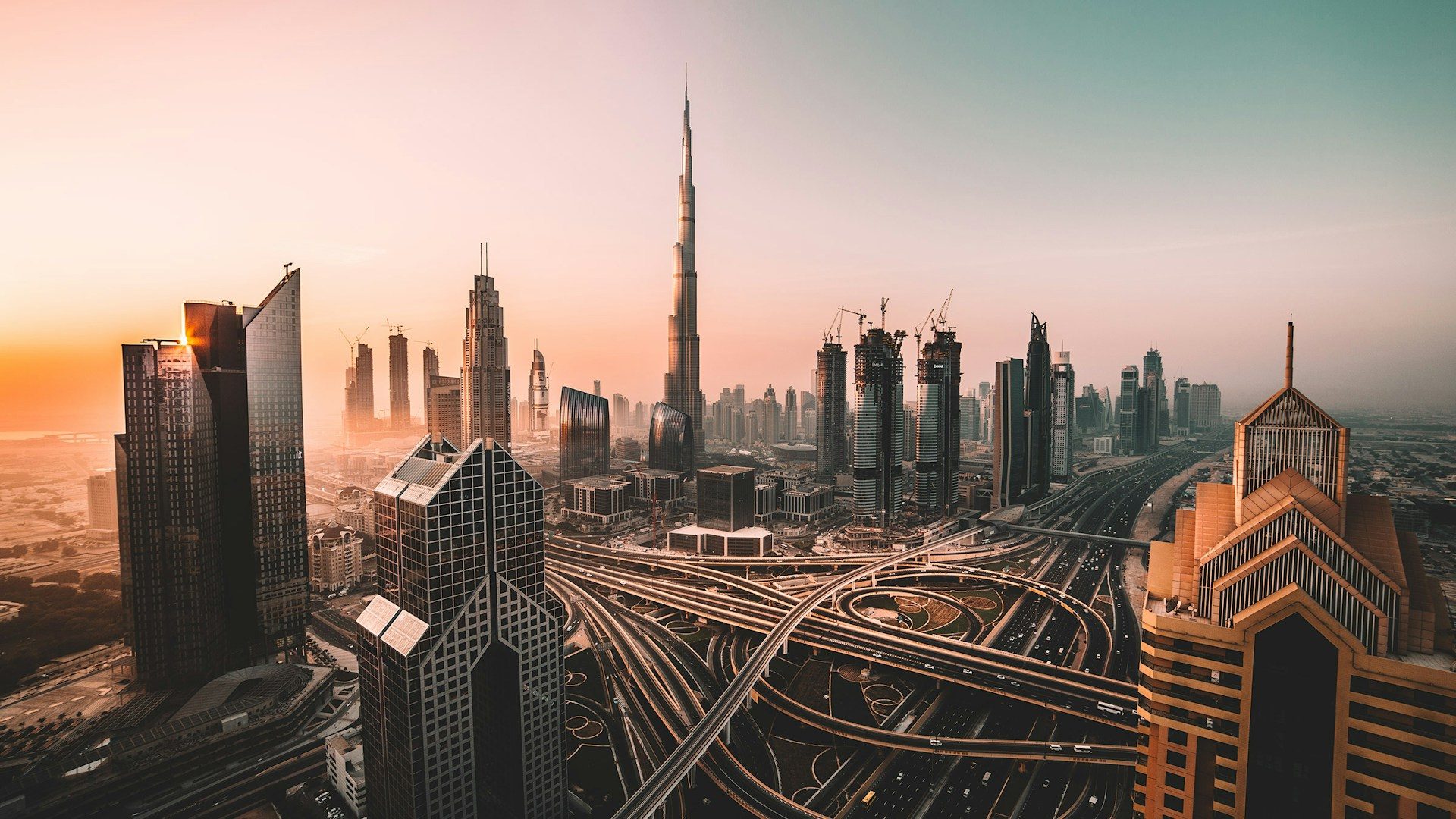 Dubai skyline at twilight — ARCB Investment headquarters